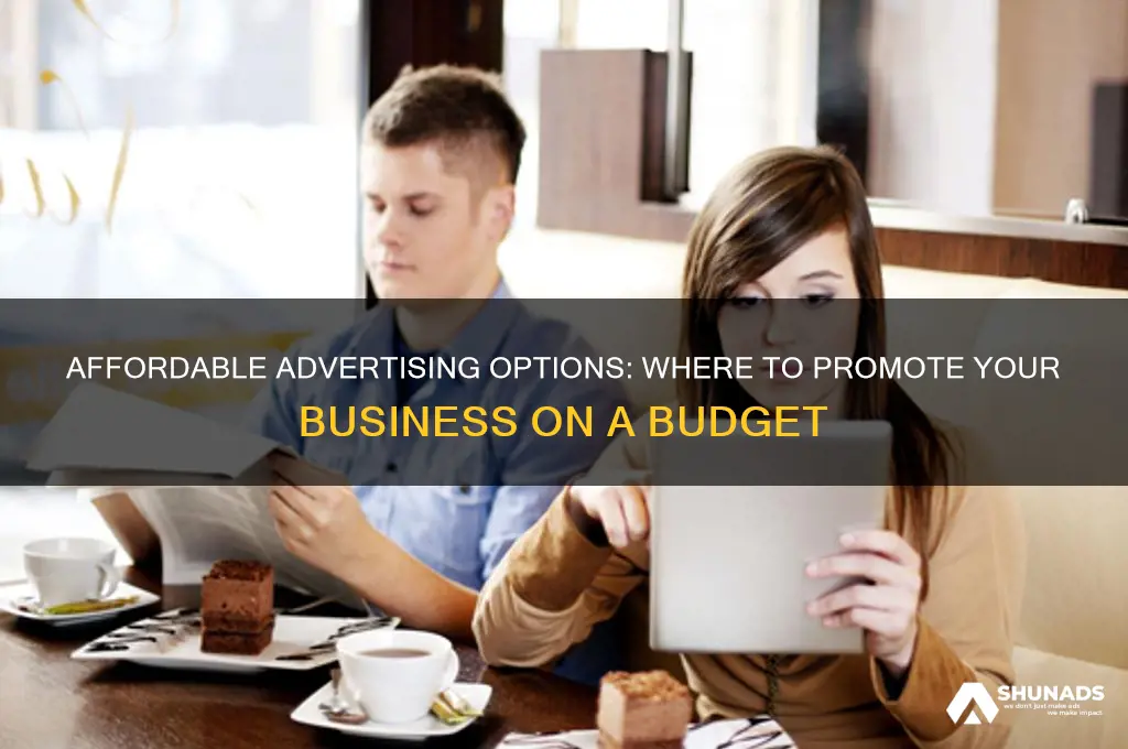 where can i advertise cheap