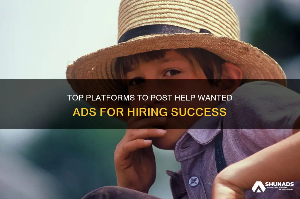 where can i advertise for help wanted