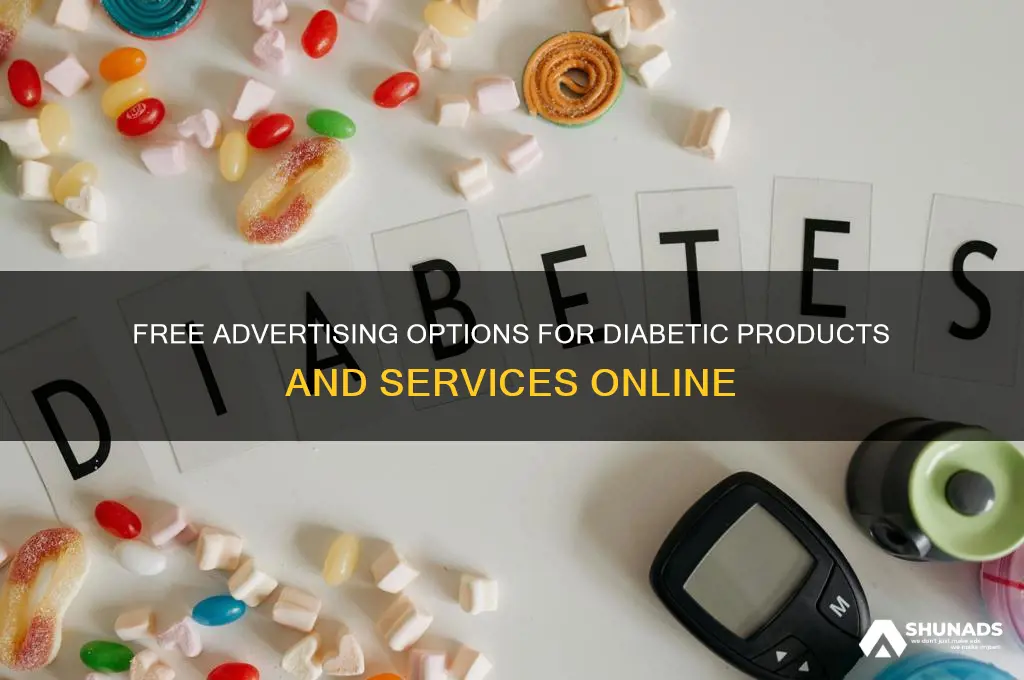 where can i advertise free to diabetics