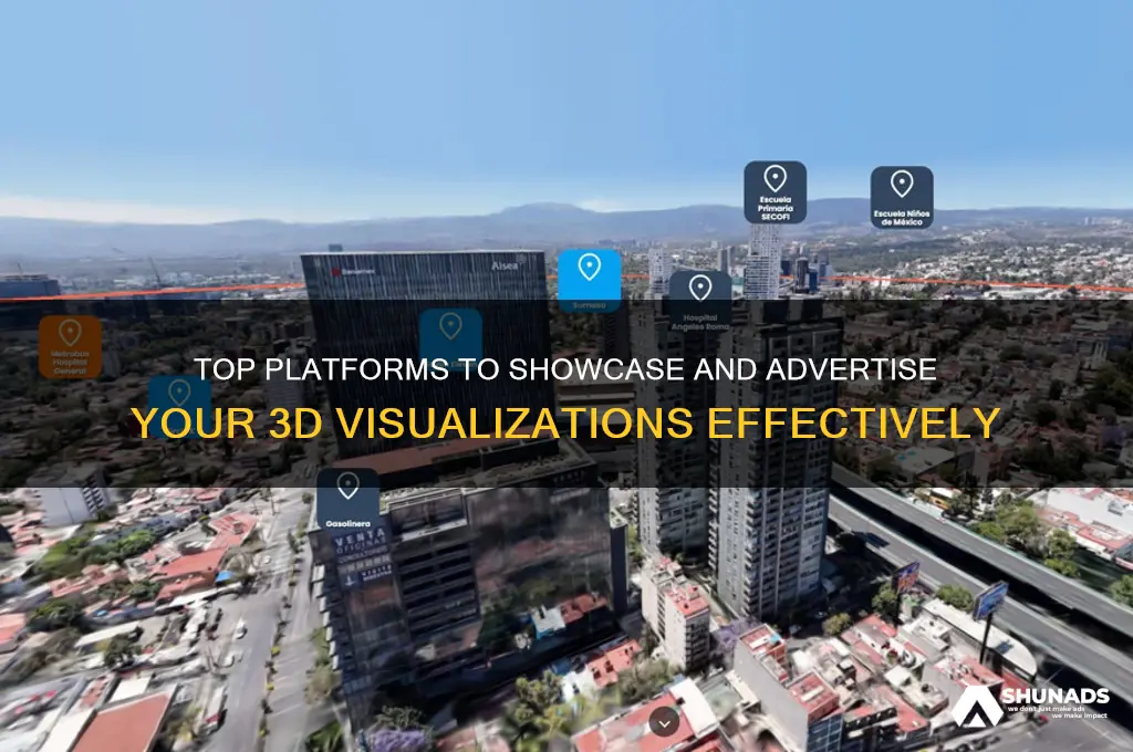 where can i advertise my 3d visualizations