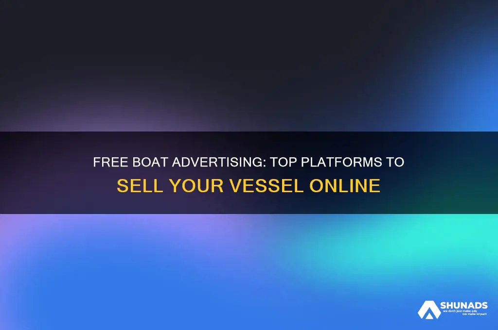 where can i advertise my boat for free