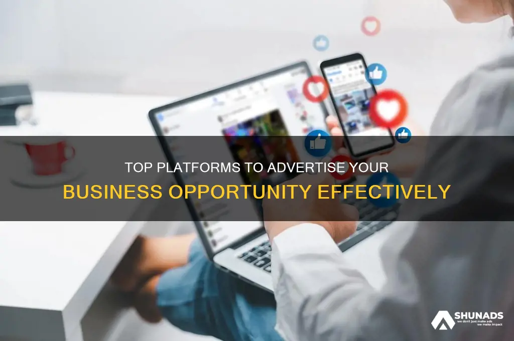 where can i advertise my business opportunity