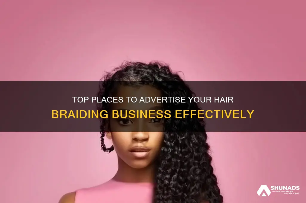 where can i advertise my hair braiding business