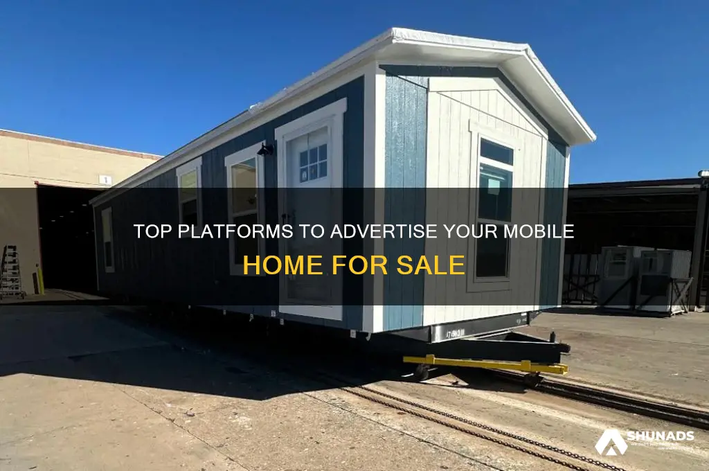 where can i advertise my mobile home for sale