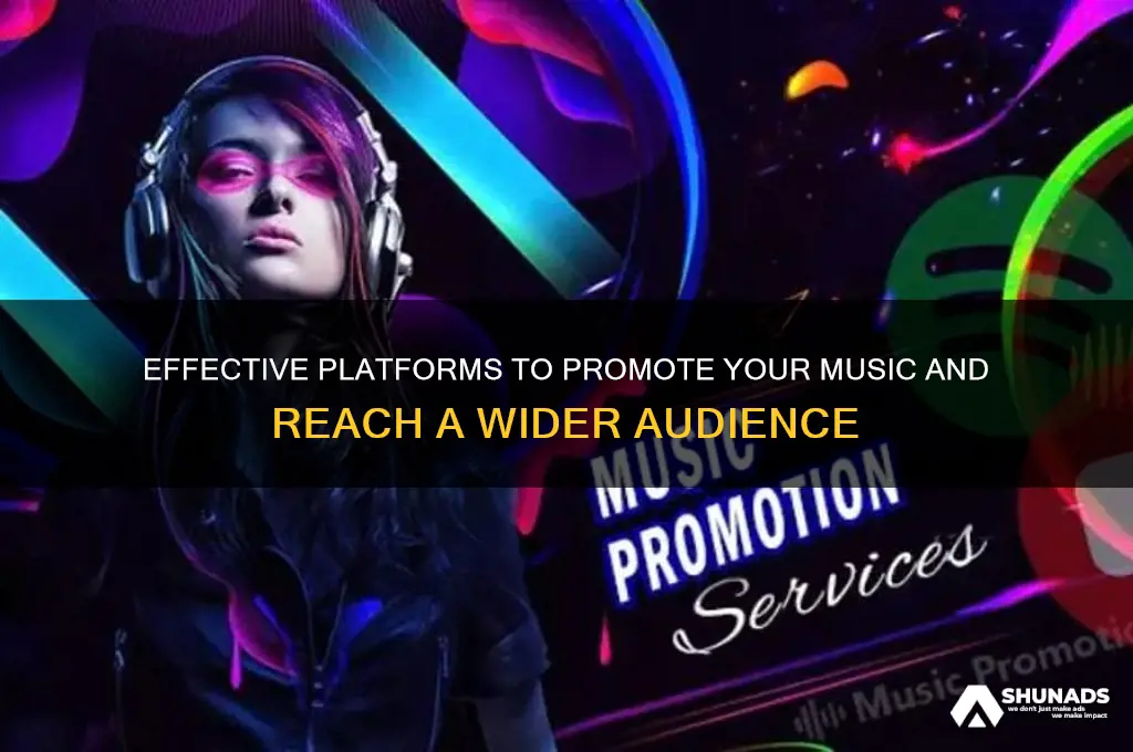 where can i advertise my music