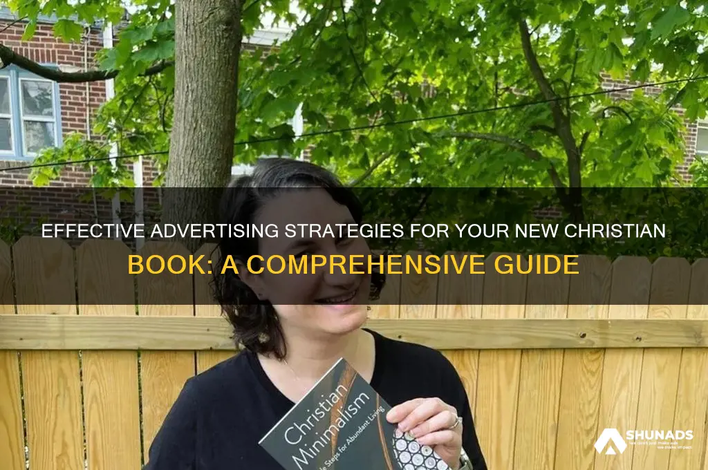 where can i advertise my new christian book