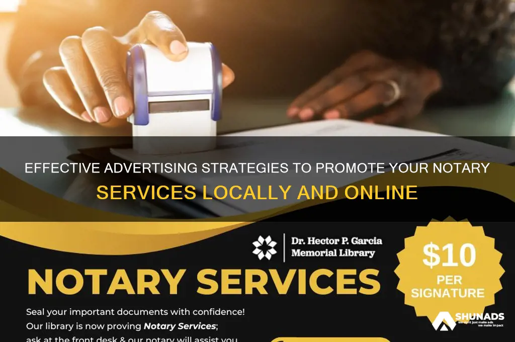 where can i advertise my notary services