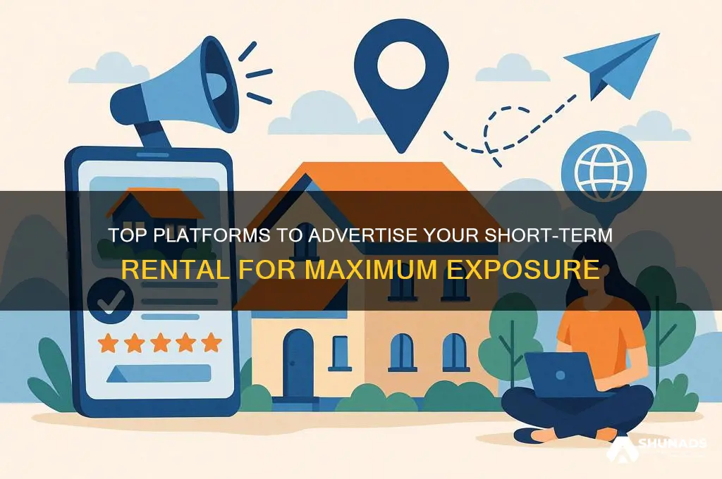 where can i advertise my short term rental