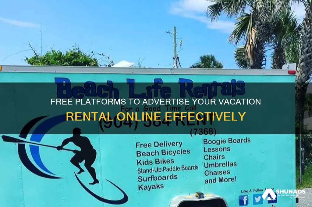 where can i advertise my vacation rental for free