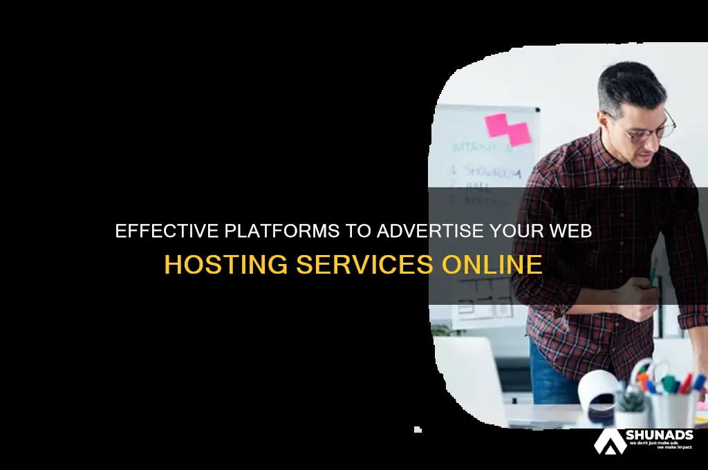 where can i advertise my web hosting