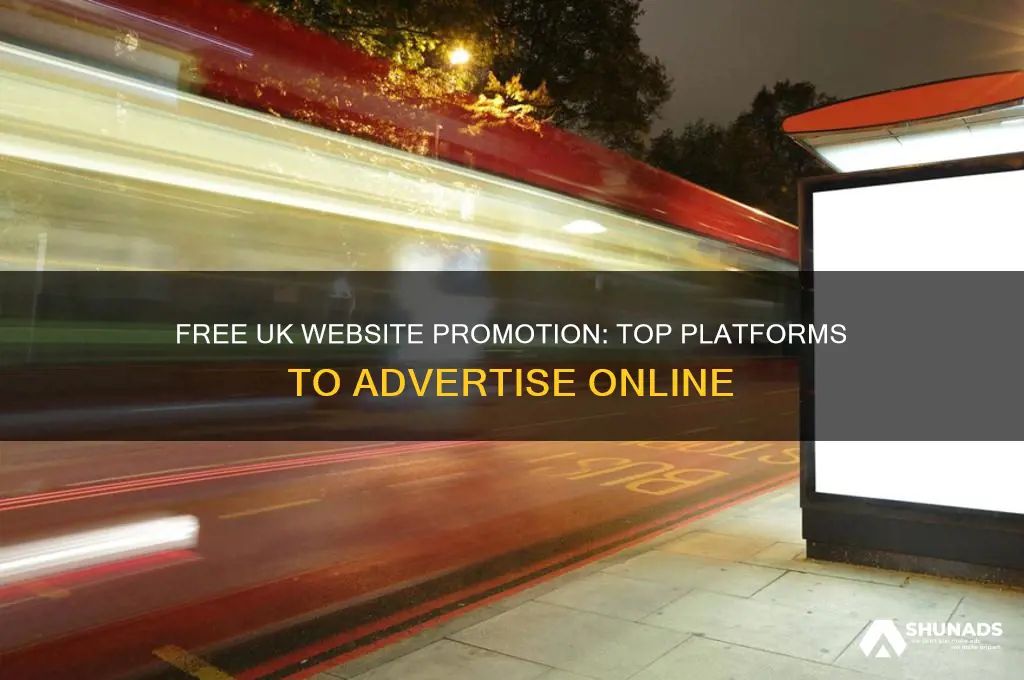 where can i advertise my website for free uk