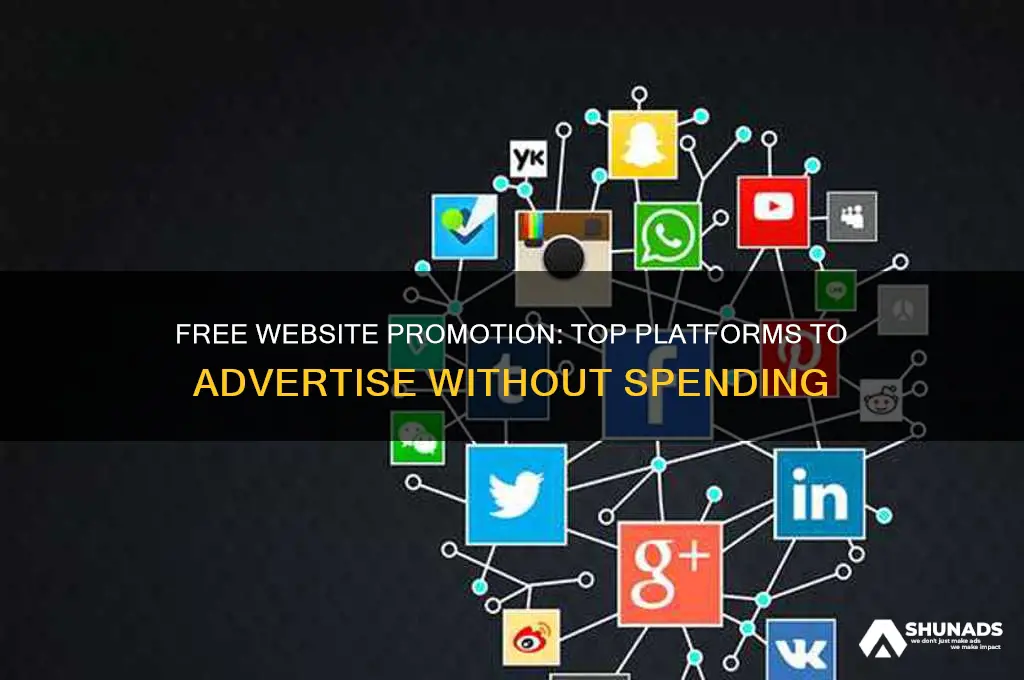 where can i advertise my websites for free