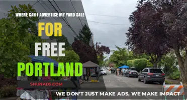 Free Yard Sale Advertising Tips for Portland Residents: Top Spots