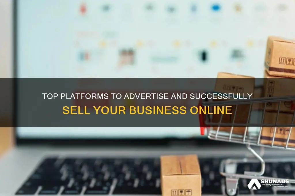 where can i advertise to sell my business