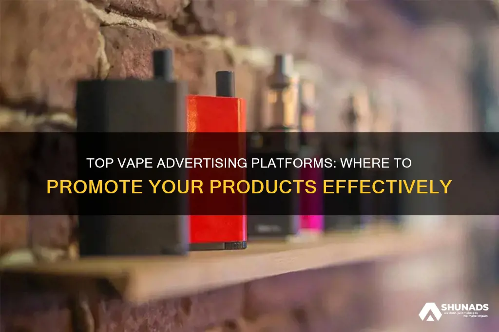 where can i advertise vape