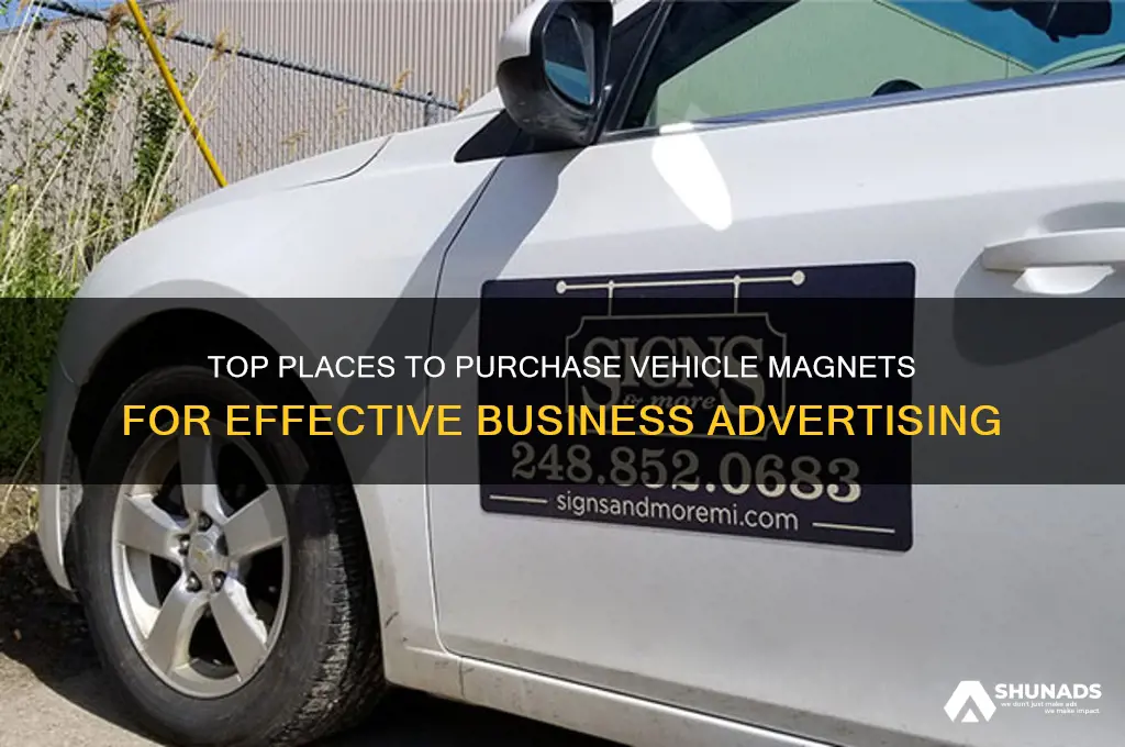 where can i buy a vehicle magnet for advertisement