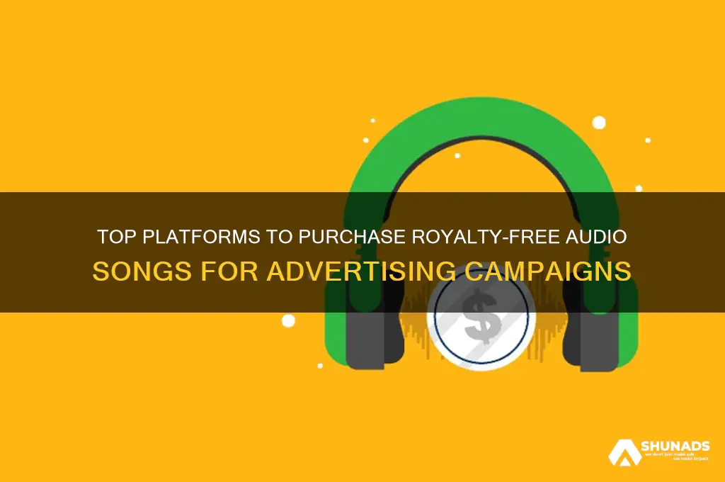 where can i buy audio songs for advertising use