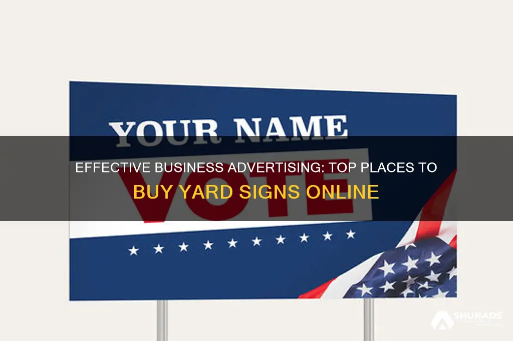 where can i buy yard signs to advertise my business