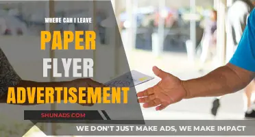 Effective Spots to Leave Paper Flyer Advertisements for Maximum Visibility