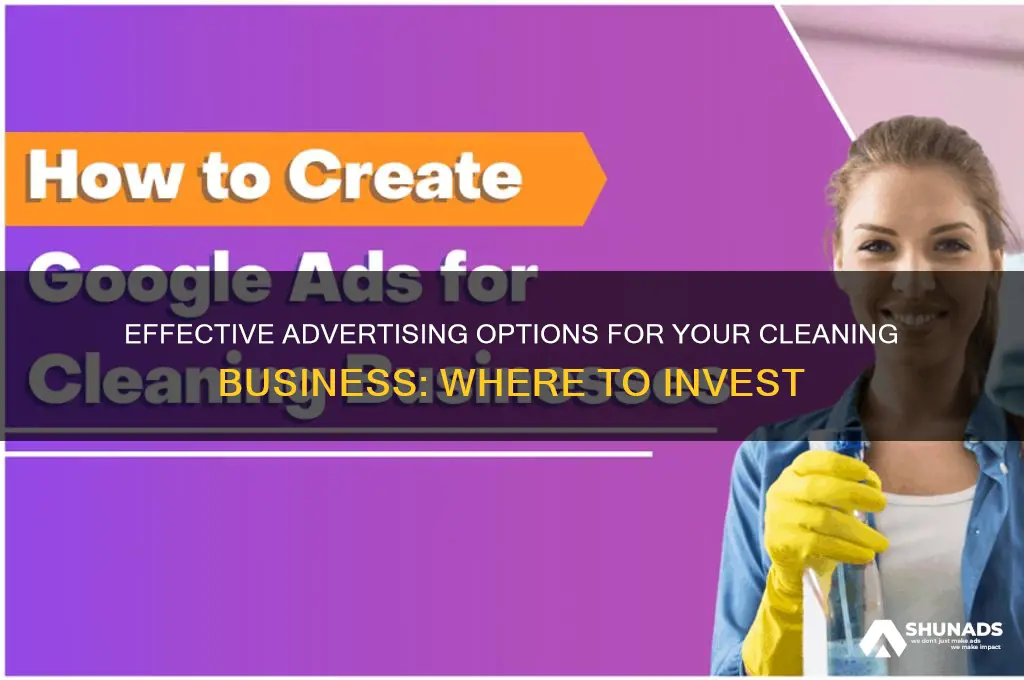 where can i pay to advertise my cleaning business