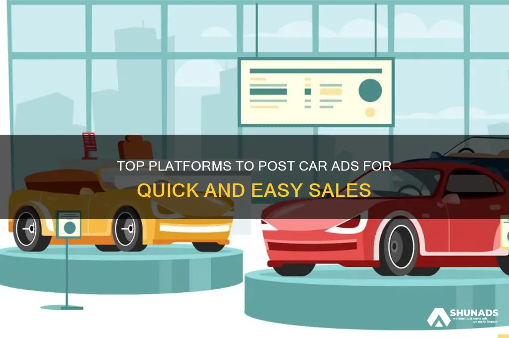 where can i post advertisement to sell car