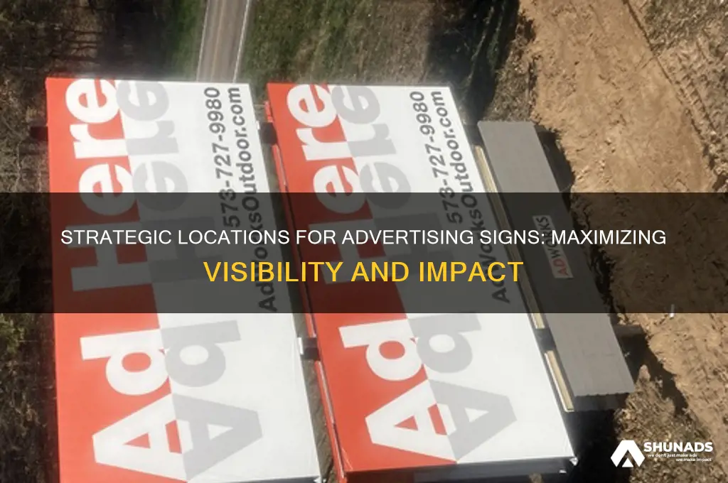 where can i put advertising signs