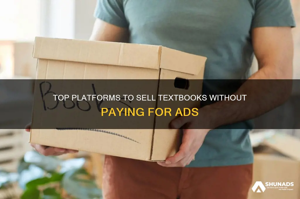 where can i sell textbooks and not pay for advertisement