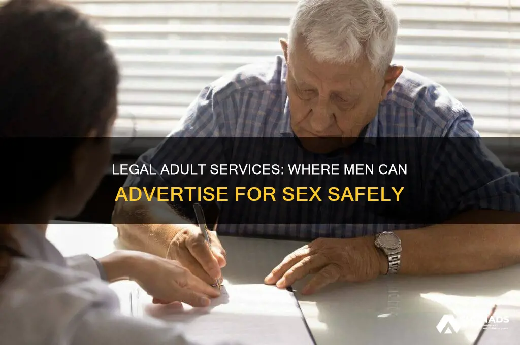 where can men advertise for sex