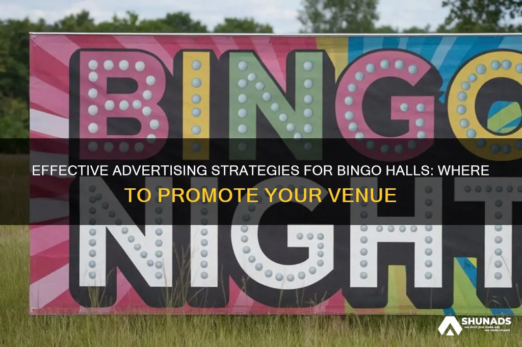 where can my bingo hall advertise