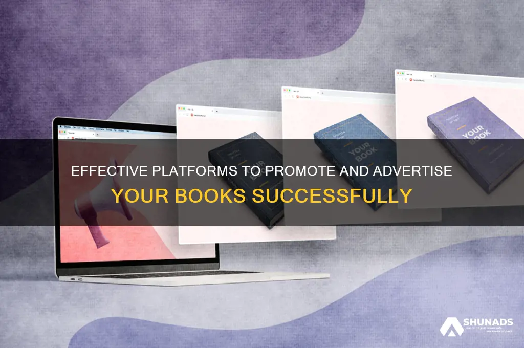 where can people advertise their books