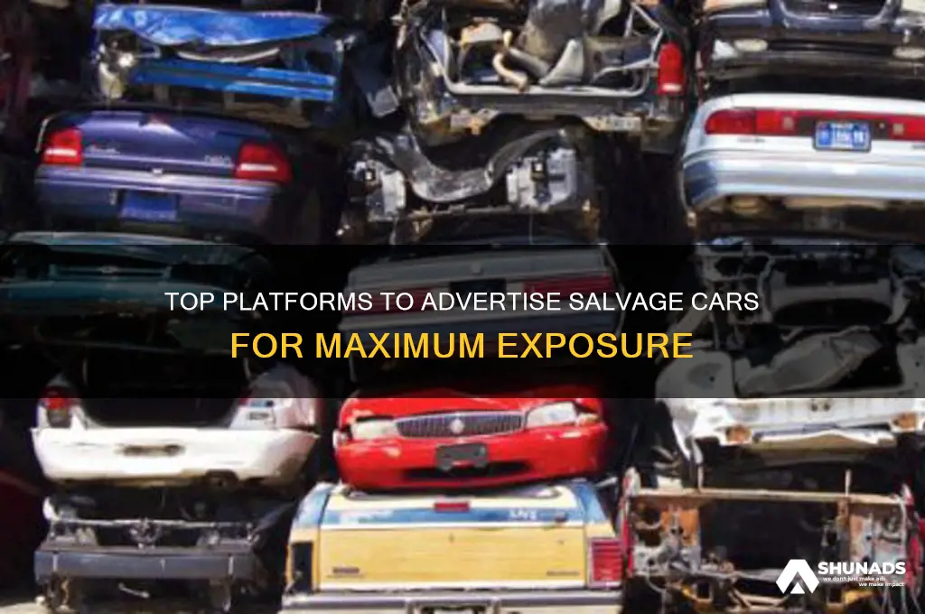where can you advertise salvage cars