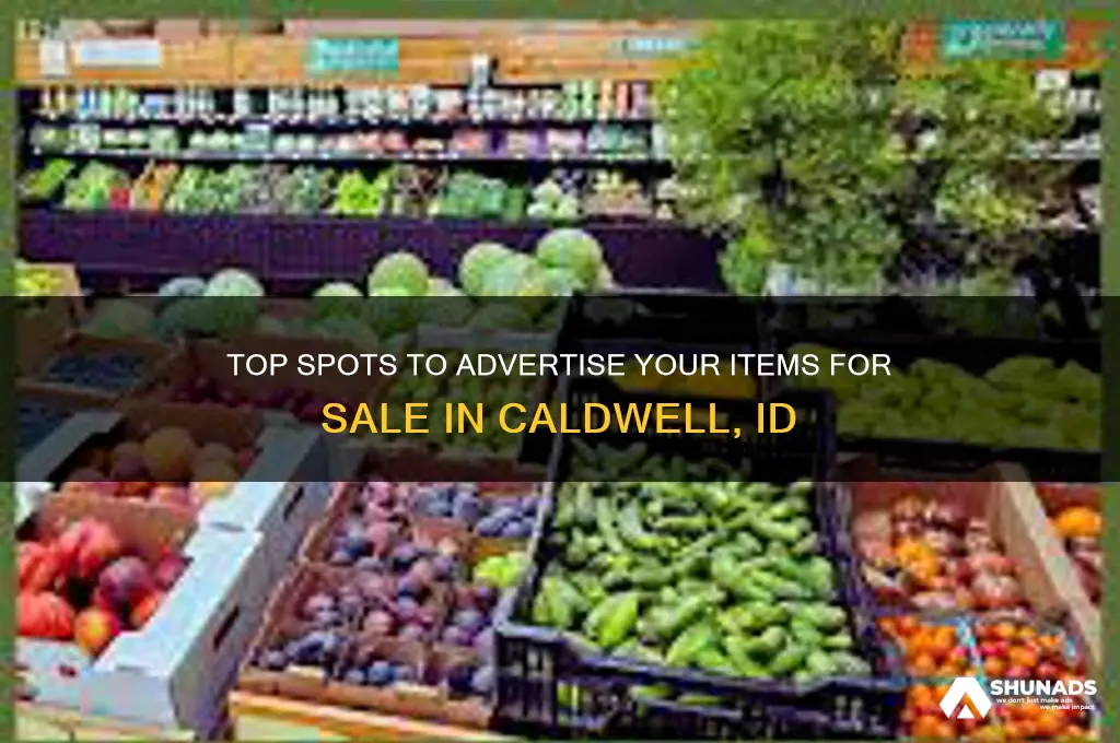 where can you advertise something for sale in caldwell id