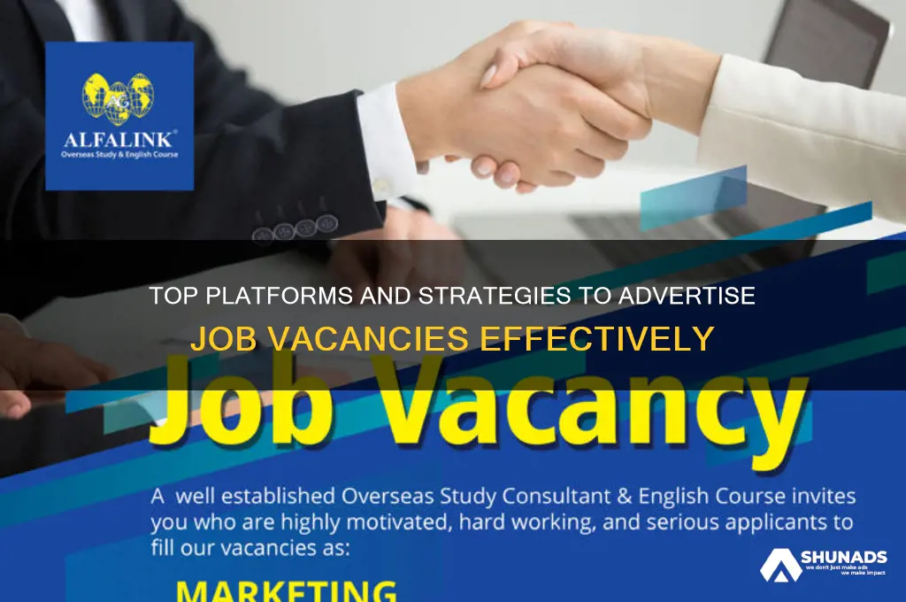 where can you advertise vacancies