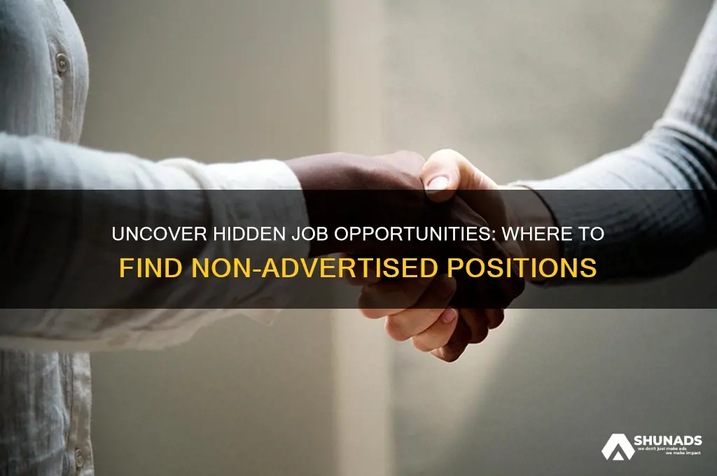 where can you search for non advertised jobs