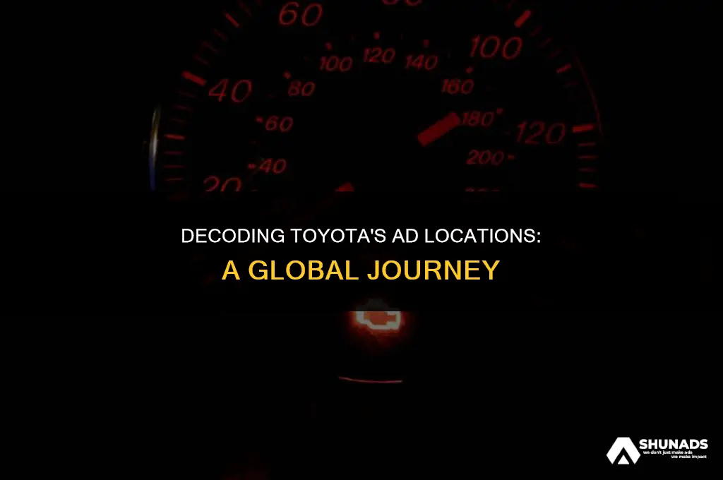 where did toyota make thier advertisements