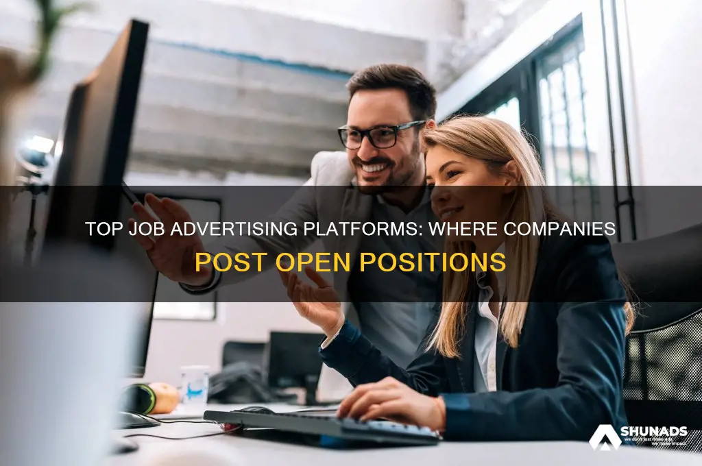 where do companies advertise jobs