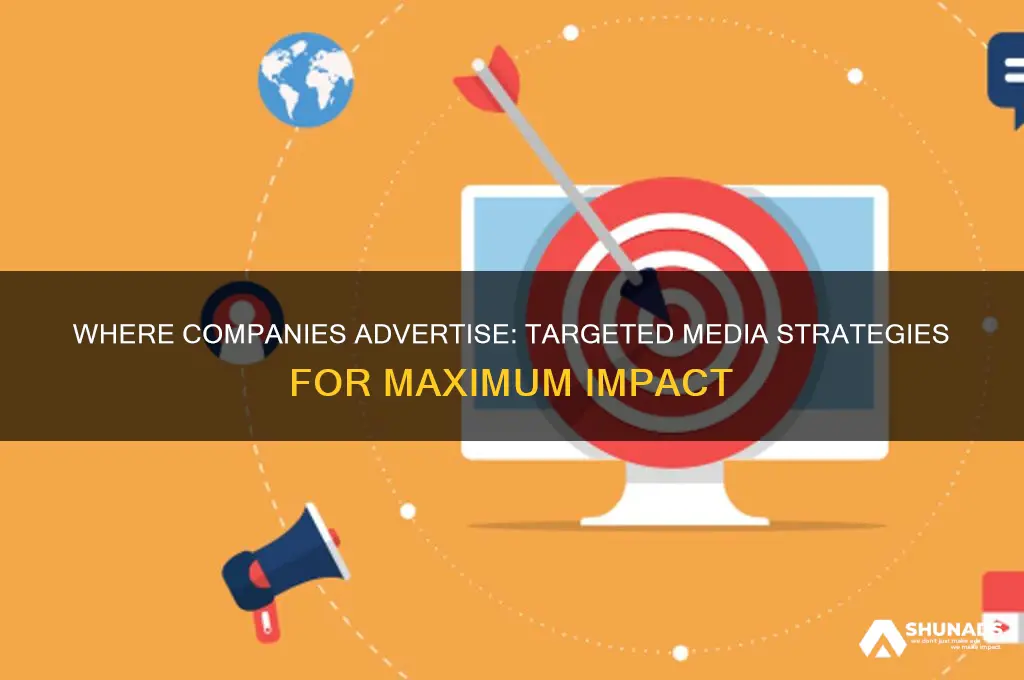where do companies advertise targeted media