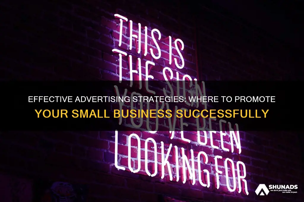 where do i advertise my small business