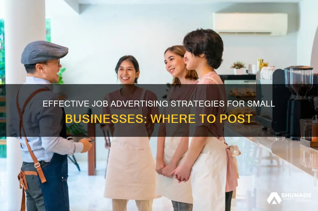 where do small business advertise jobs