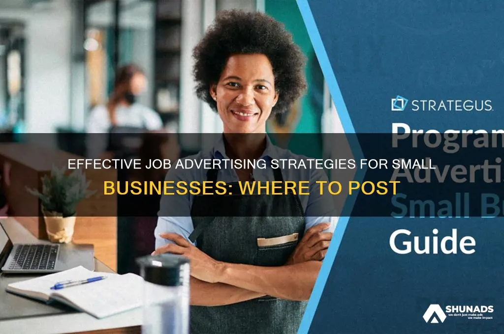 where do small companies advertise jobs