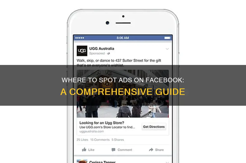 where do you see advertisements facebook