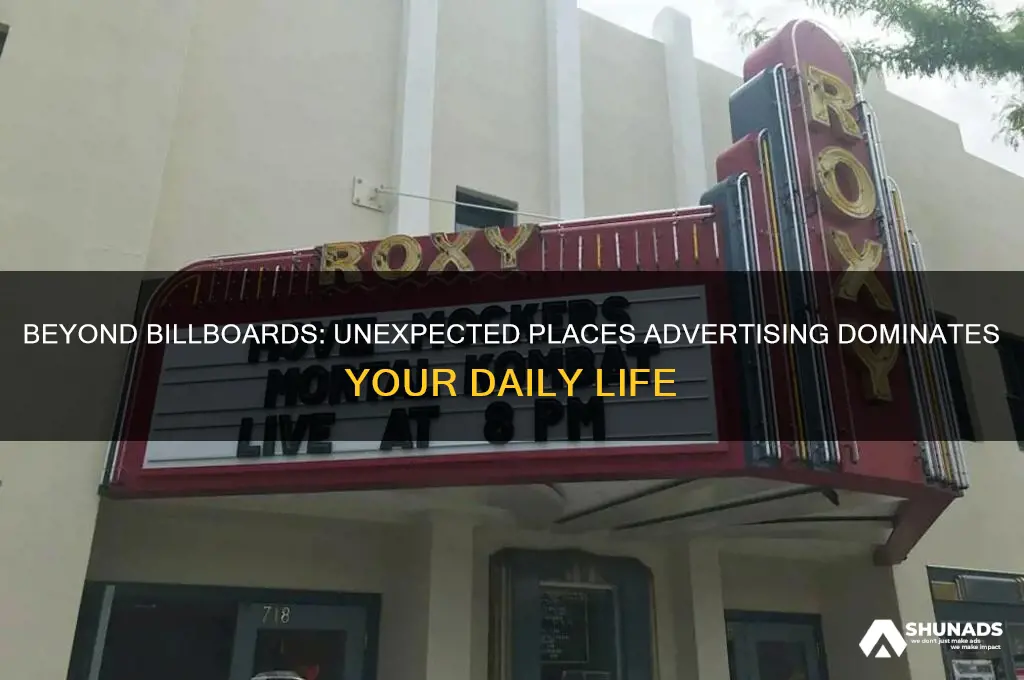 where else can advertising be found