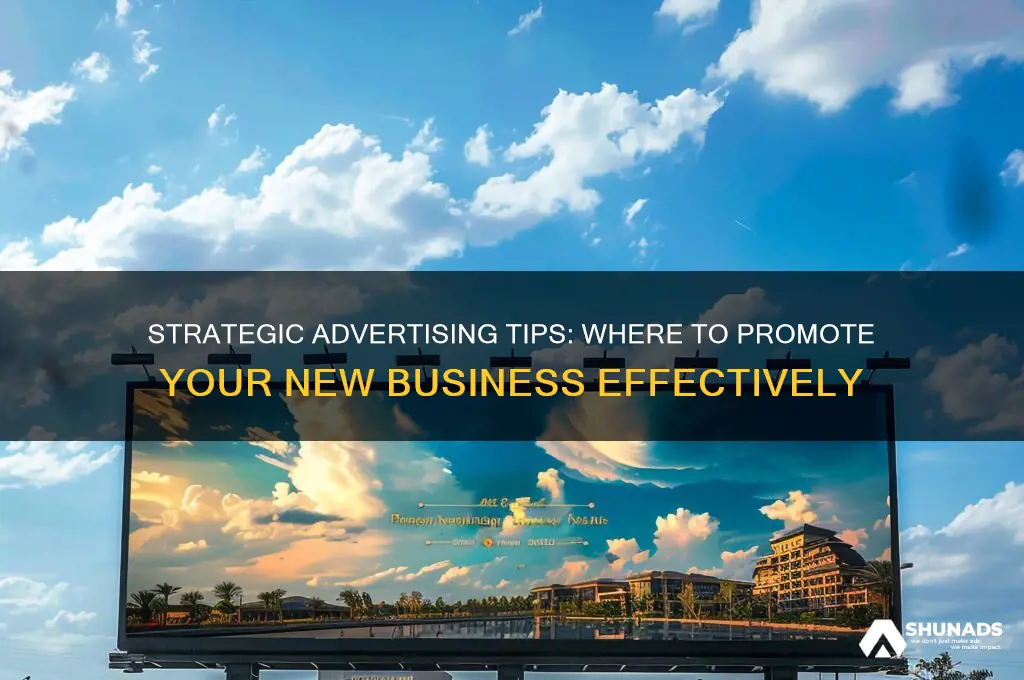 where should i advertise my new business