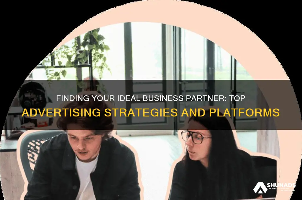 where to advertise for a business partner