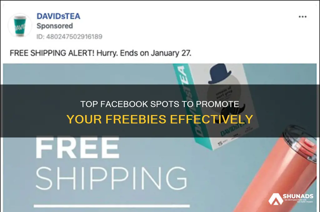 where to advertise freebies on facebooke