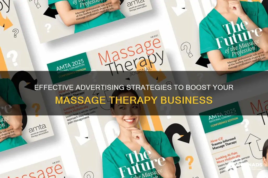 where to advertise massage therapy business