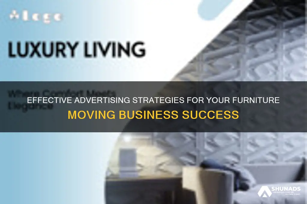 where to advertise my furniture move business