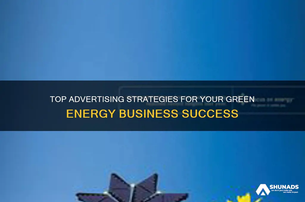 where to advertise my green energy business