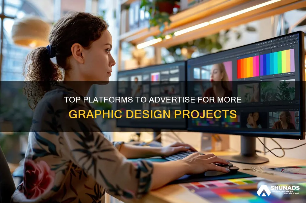 where to advertise to get more graphic design projects