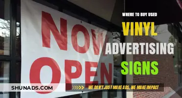 Discover Unique Used Vinyl Advertising Signs: Top Buying Spots